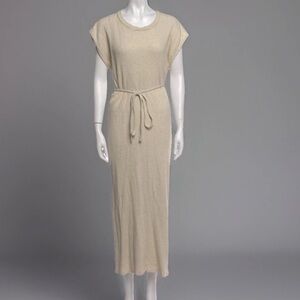 Baserange Organic Cotton/Flex Ribbed Wrap Dress